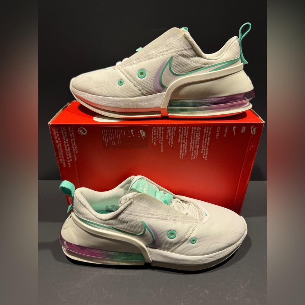 Size 9.5 - Nike Woman's‎ Air Max Up Summit White Blue Pink Shoes Sneakers New